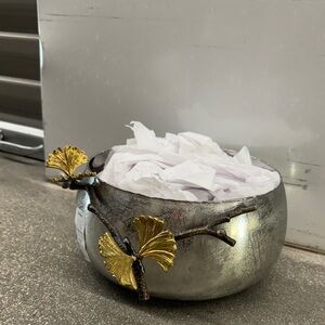 Neiman Marcus Silver Textured Bowl